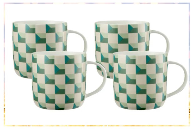 9PR: Maxwell & Williams Syracuse Mug, 480mL 4-Piece Set, Sage