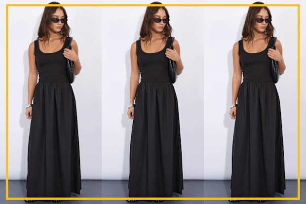 9PR: Glassons Ribbed Bodice Maxi Dress