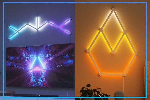9PR: Nanoleaf Lines 60 Degrees LED Backlit Modular Lighting Starter Kit
