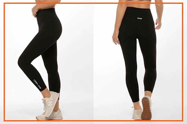 9PR: Lorna Jane Lotus No Chafe Ankle Biter Leggings