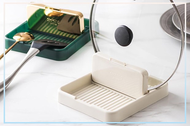 9PR: 2Pcs Spoon Rest with Lid Holder