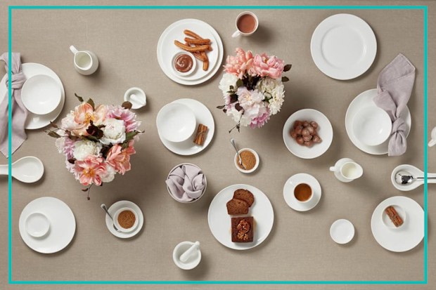 9PR: Maxwell & Williams White Basics European Rim Dinner Set