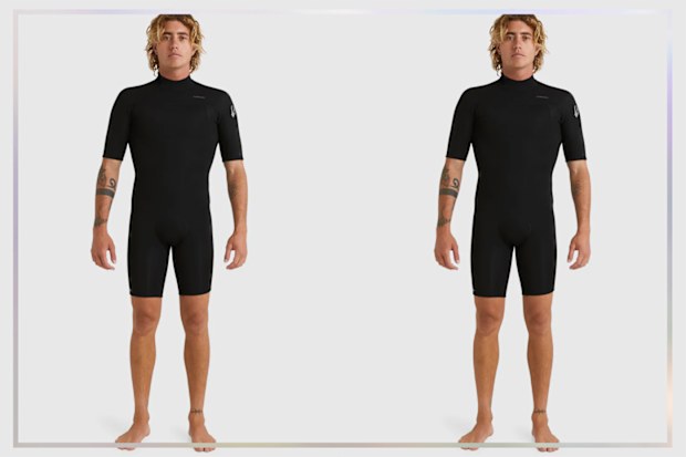 9PR: Mens 2/2mm Everyday Sessions Short Sleeve Back Zip Springsuit