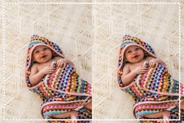 9PR: Miss April Pompom Hooded Baby Towel
