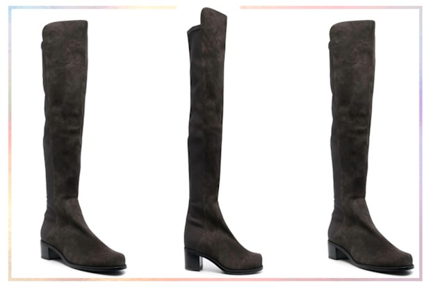 9PR: Stuart Weitzman
 Reverse 40mm Over-The-Knee Boots
