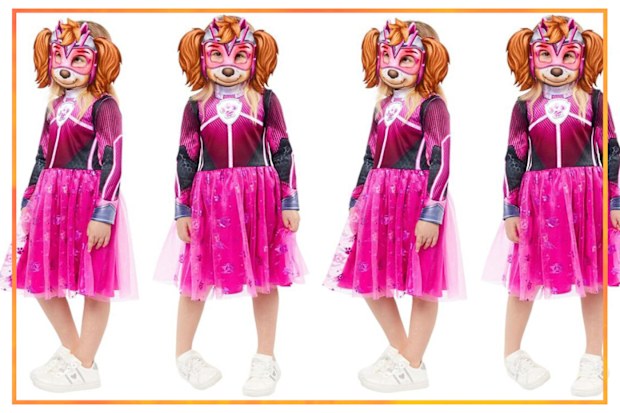 9PR: Paw Patrol Glow In The Dark Skye Kids Costume 