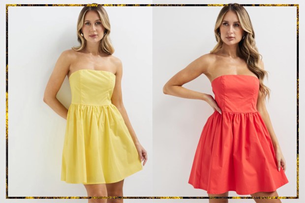 9PR: Dazie Aura Cotton Woven Mini Dress