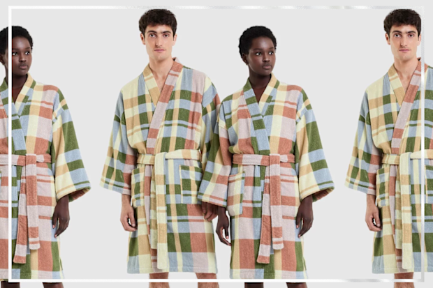 9PR: Sheridan Ceder Towelling Robe, Multi
