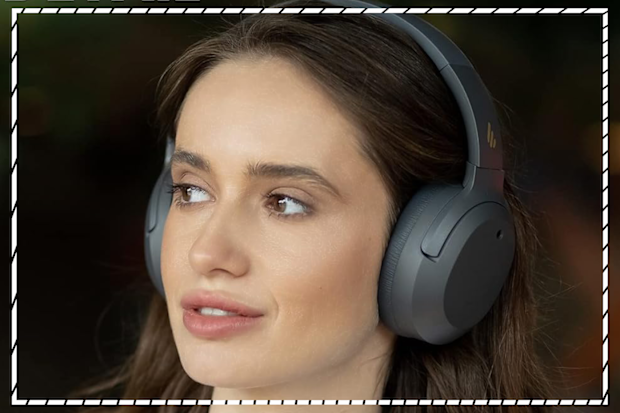 9PR: Edifier W820NB Hybrid Active Noise Cancelling Headphones, Grey