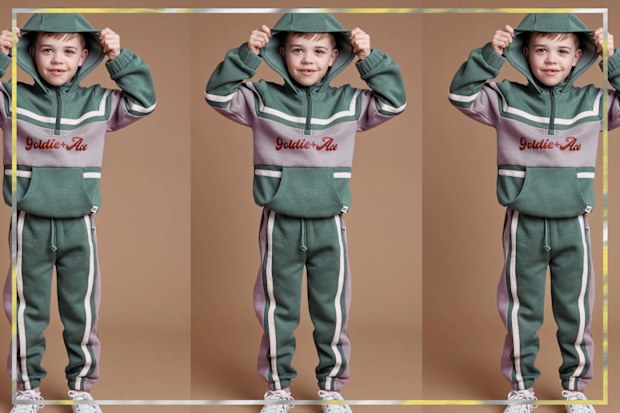 9PR: Goldie + Ace Hooded Panel Sweater and Sweatpants