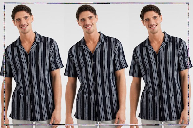 9PR: Tarocash Santorini Stripe Texture Shirt