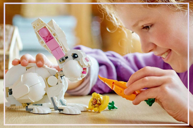 9PR: Lego 3-in-1 White Rabbit Building Toy Set