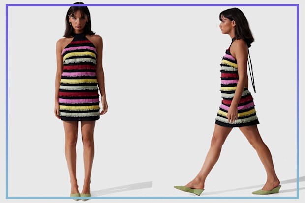 9PR: Cadiz Fringe Dress
