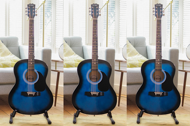 9PR: iWorld 3rd Avenue Acoustic Guitar Premium Pack, Blueburst