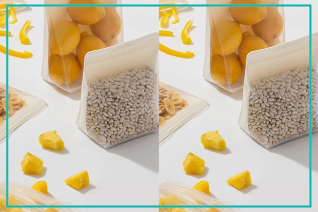 9PR: Reusable Silicone Bag Stand Up 1L