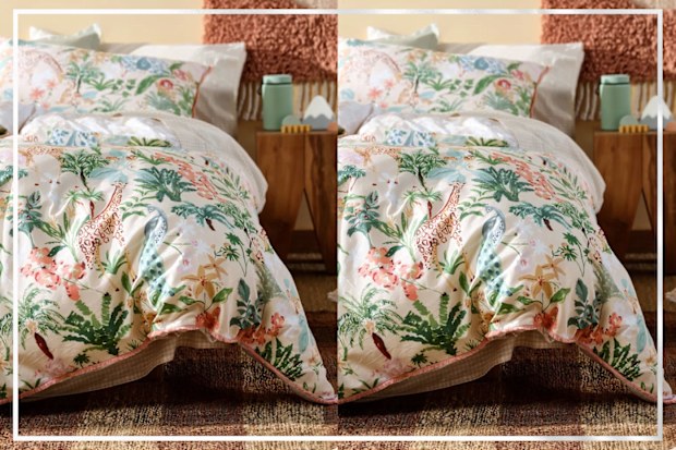 9PR: Linen House Kids Gentle Giants Quilt Cover Set 
