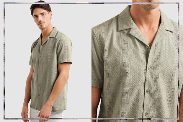 9PR: Tarocash Porter Textured Shirt