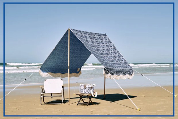 9PR: Oz Trail Palm Club Beach Tent in Bells Beach Blue
