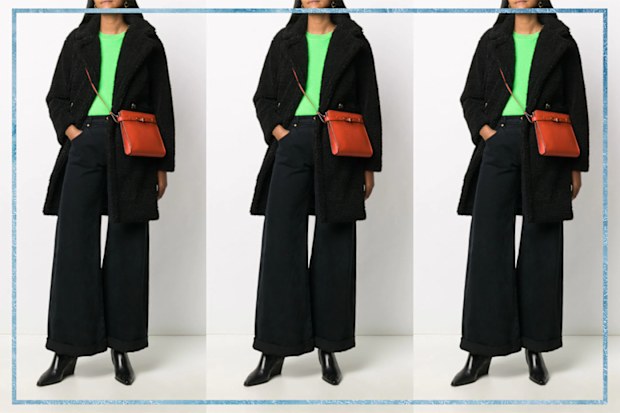 9PR: Apparis Anouck Faux-Shearling Coat