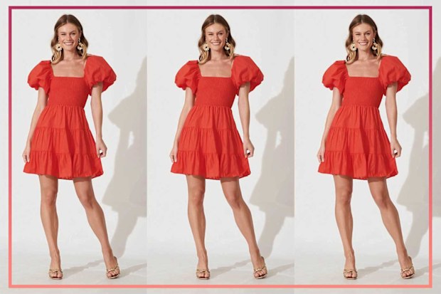 9PR: St Frock Kai Dress in Red.