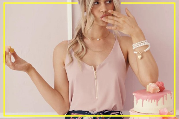9PR: Sublime Zip Top, Blush