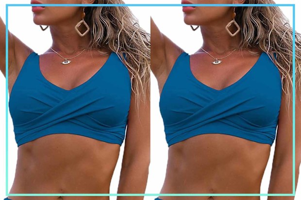 9PR: Fanuerg Women's Twist Front Bikini Top