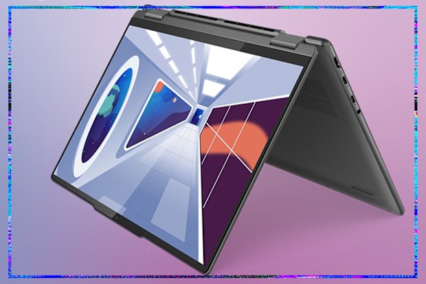 9PR: Lenovo 14-Inch Yoga 7 OLED Laptop, Storm Grey