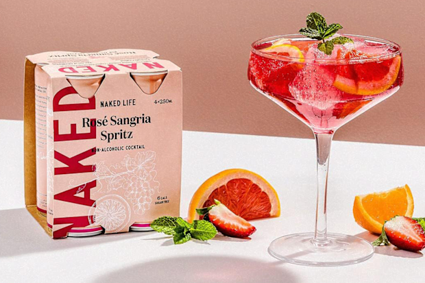 9PR: Naked Life Non-Alcoholic Rose Sangria Spritz Cocktail