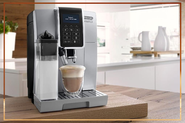 9PR: De'Longhi Dinamica Fully Automatic Coffee Machine, Silver/Black