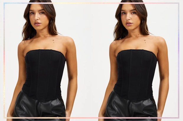 9PR: Dazie Emmaline Mesh Corset Top