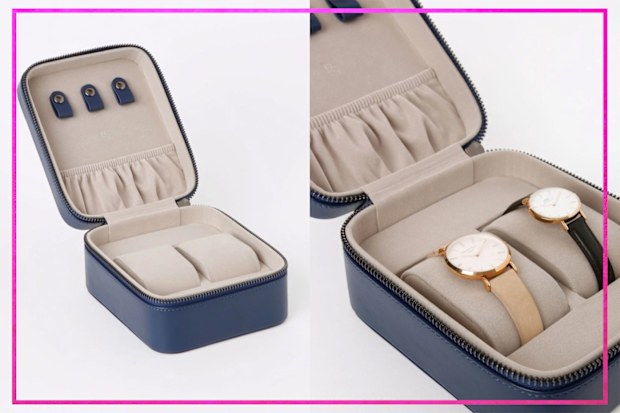 9PR: Watches Case Jewel Box in Navy