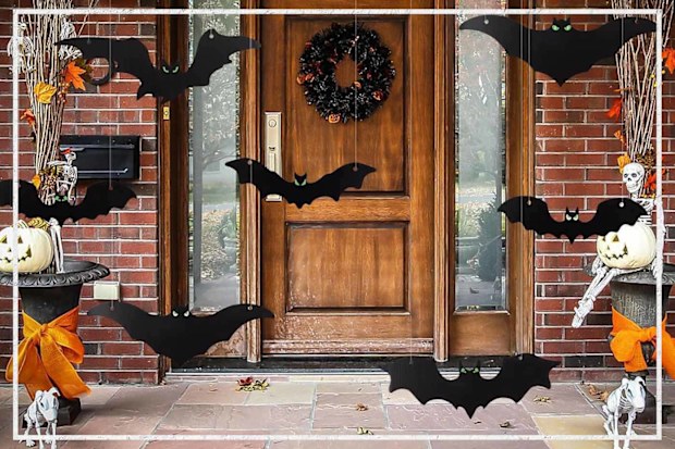 9PR: GuassLee 20pcs Halloween Hanging Bats Outdoor Decorations 