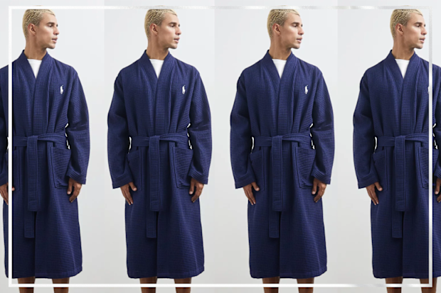 9PR: Polo Ralph Lauren Sleep Robe, Cruise Navy