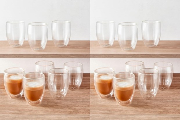9PR: Maxwell & Williams Blend Double Wall Cup, 350mL 8-Piece Set