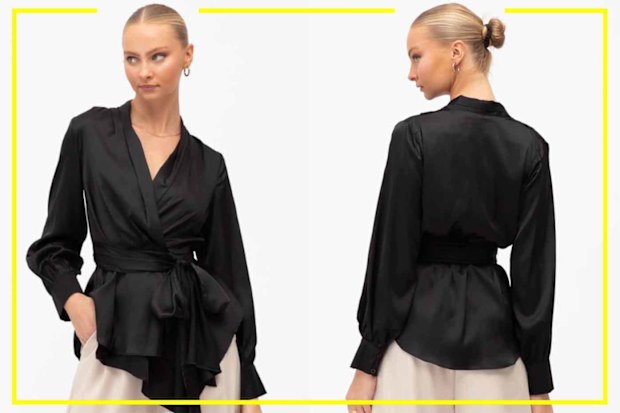 9PR: Silk Wrap Top St. Frock