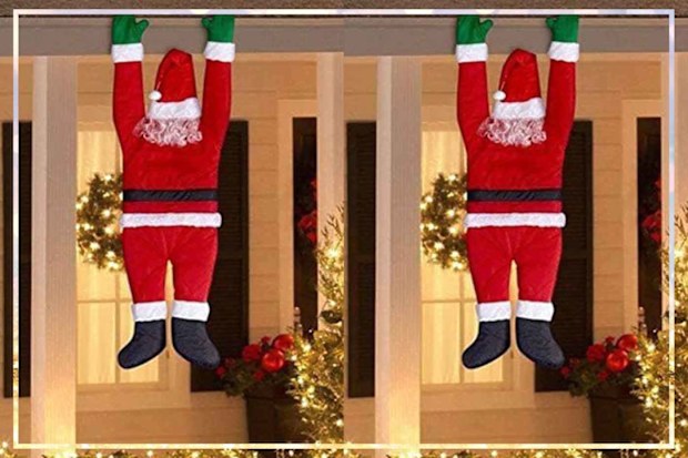 9PR: Christmas Hanging Santa Decoration