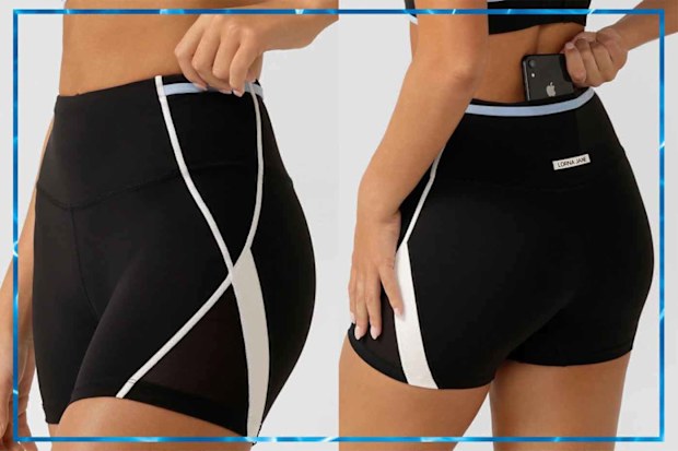 9PR: Lorna Jane Sprint To Swim Pocket 12cm Bike Shorts