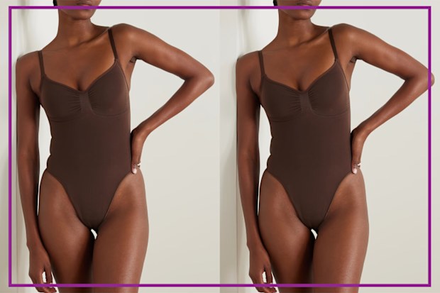 9PR: Skims Seamless Sculpt Thong Bodysuit