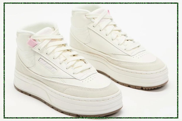 9PR: Reebok Women's Club C Geo Mid Shoes