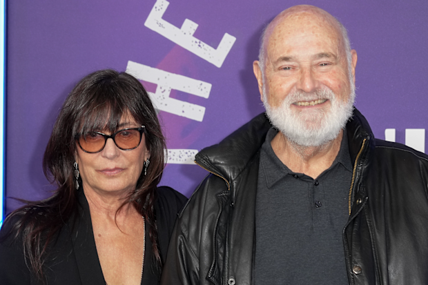 Michele Singer Reiner, Rob Reiner at SNL50: The Homecoming Concert at Radio City Music Hall on February 14, 2025 in New York, New York