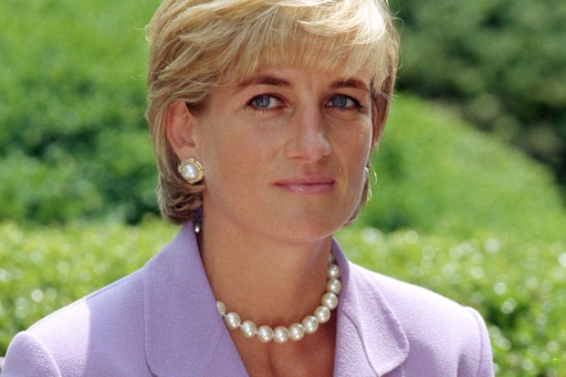Princess Diana at the Red Cross Headquarters in Washington in 1997.