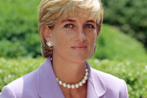 Princess Diana at the Red Cross Headquarters in Washington in 1997.