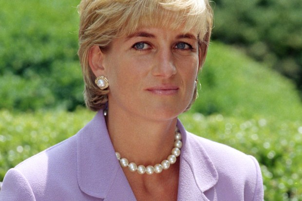 Princess Diana at the Red Cross Headquarters in Washington in 1997.