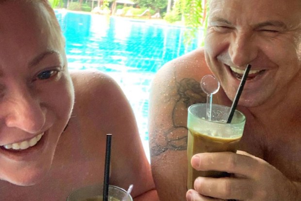 Shelly Horton with her husband Darren.