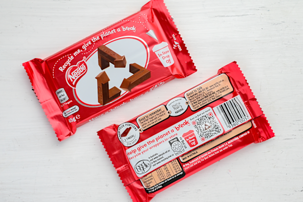 KitKat new recycling packaging