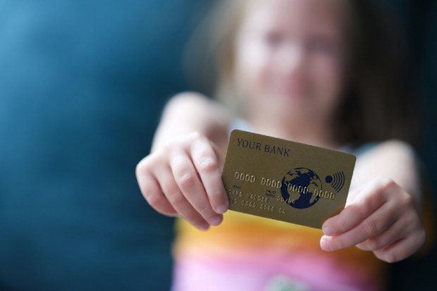 child credit card what age