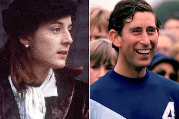 Amanda Knatchbull and Prince Charles pictured in 1979.