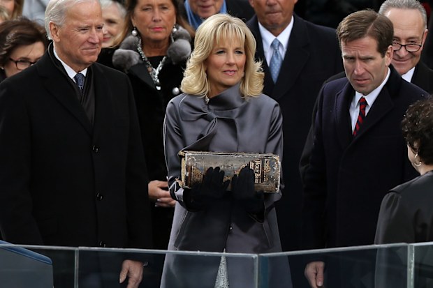 Joe, Jill and Beau Biden in 2013.