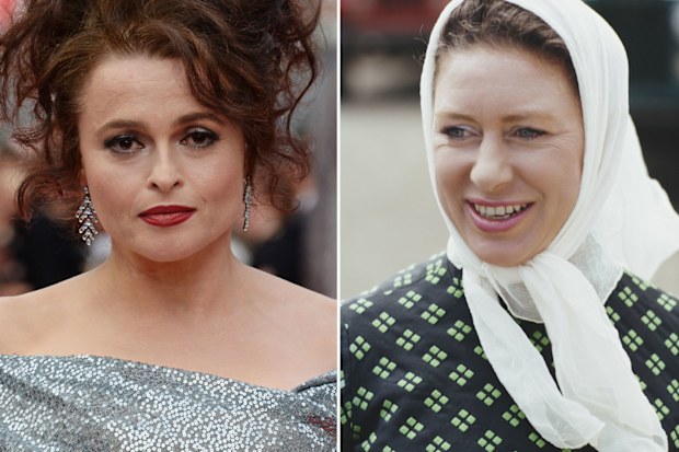 Helena Bonham Carter and Princess Margaret.