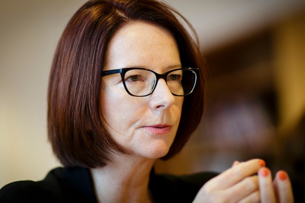 Julia Gillard pictured in 2018
